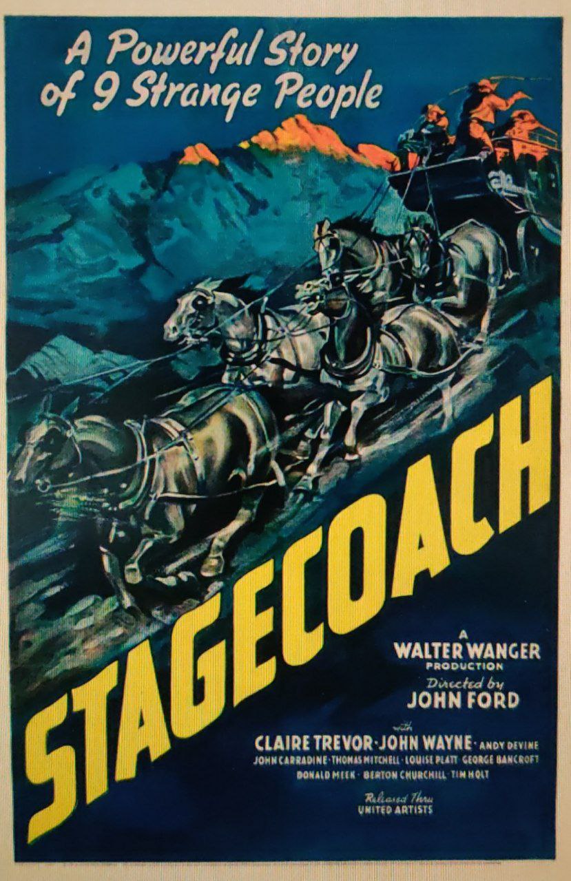 【影史经典】第12届奥斯卡金像奖提名 关山飞渡 Stagecoach (1939)  96 分钟